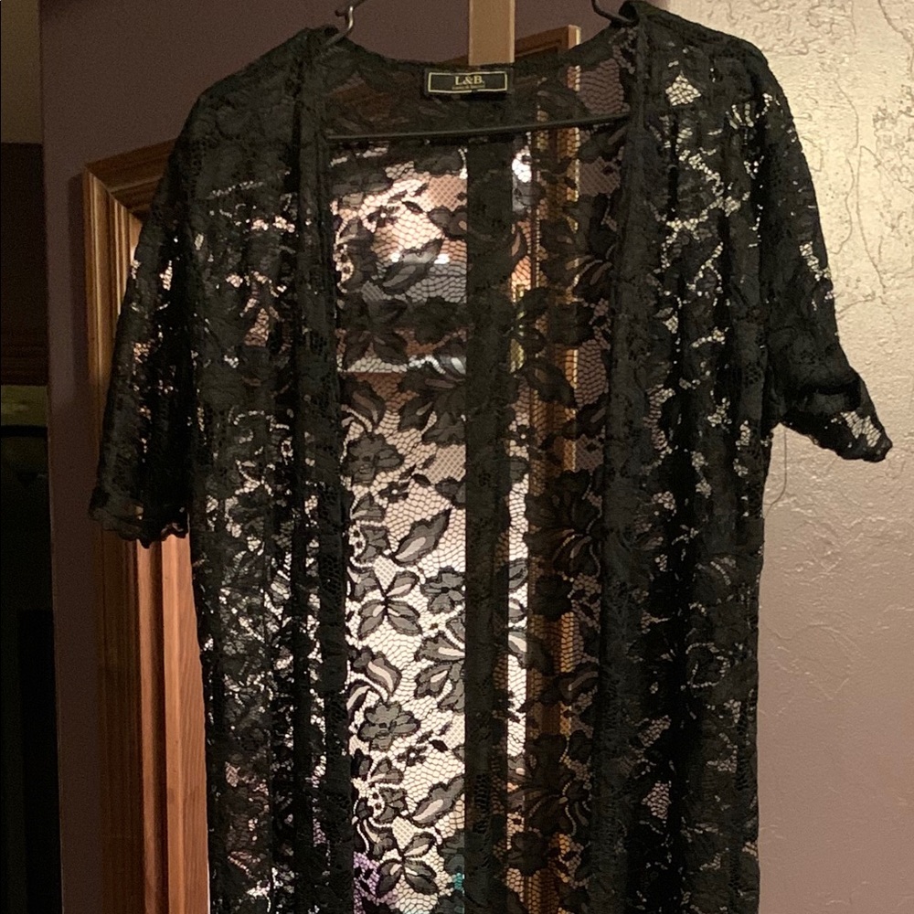 Black Lace Duster